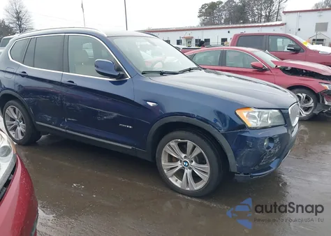 2013 BMW X3 xDrive35I z USA, uszkodzony, nr VIN 5UXWX7C52DL981697